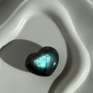 Mini Labradorite Heart – Blue Flash